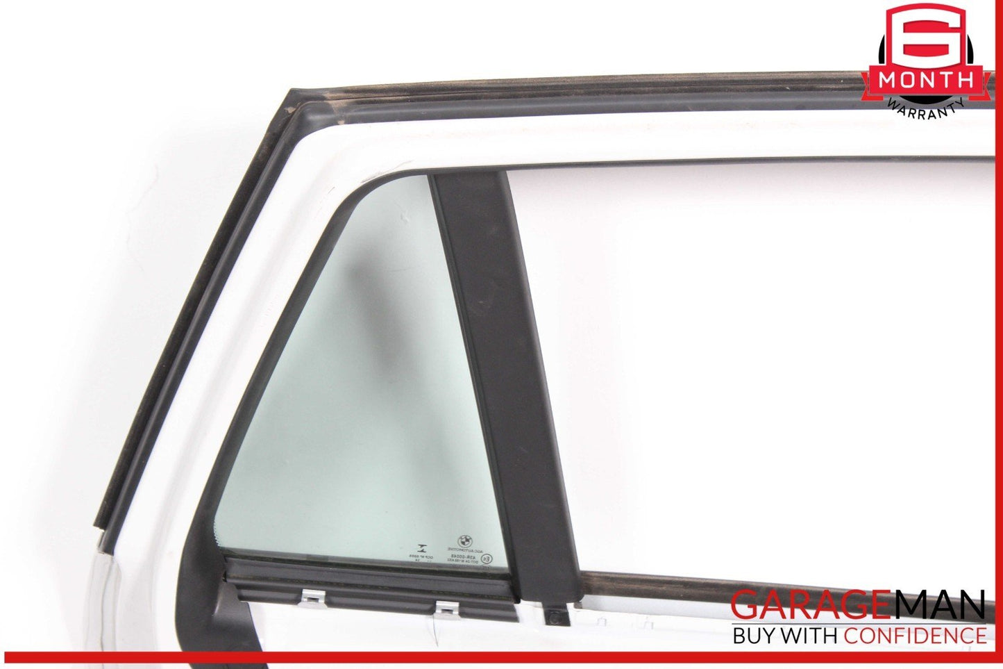 12-15 BMW X1 Rear Left Driver Side Door Shell White OEM