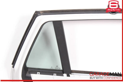 12-15 BMW X1 Rear Left Driver Side Door Shell White OEM