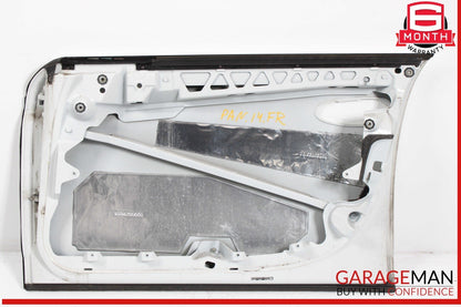 10-16 Porsche Panamera 970 Front Right Exterior Door Shell Frame White OEM