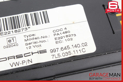 03-10 Porsche Cayenne Turbo S 955 957 CDC-4 CD Changer Module Unit OEM