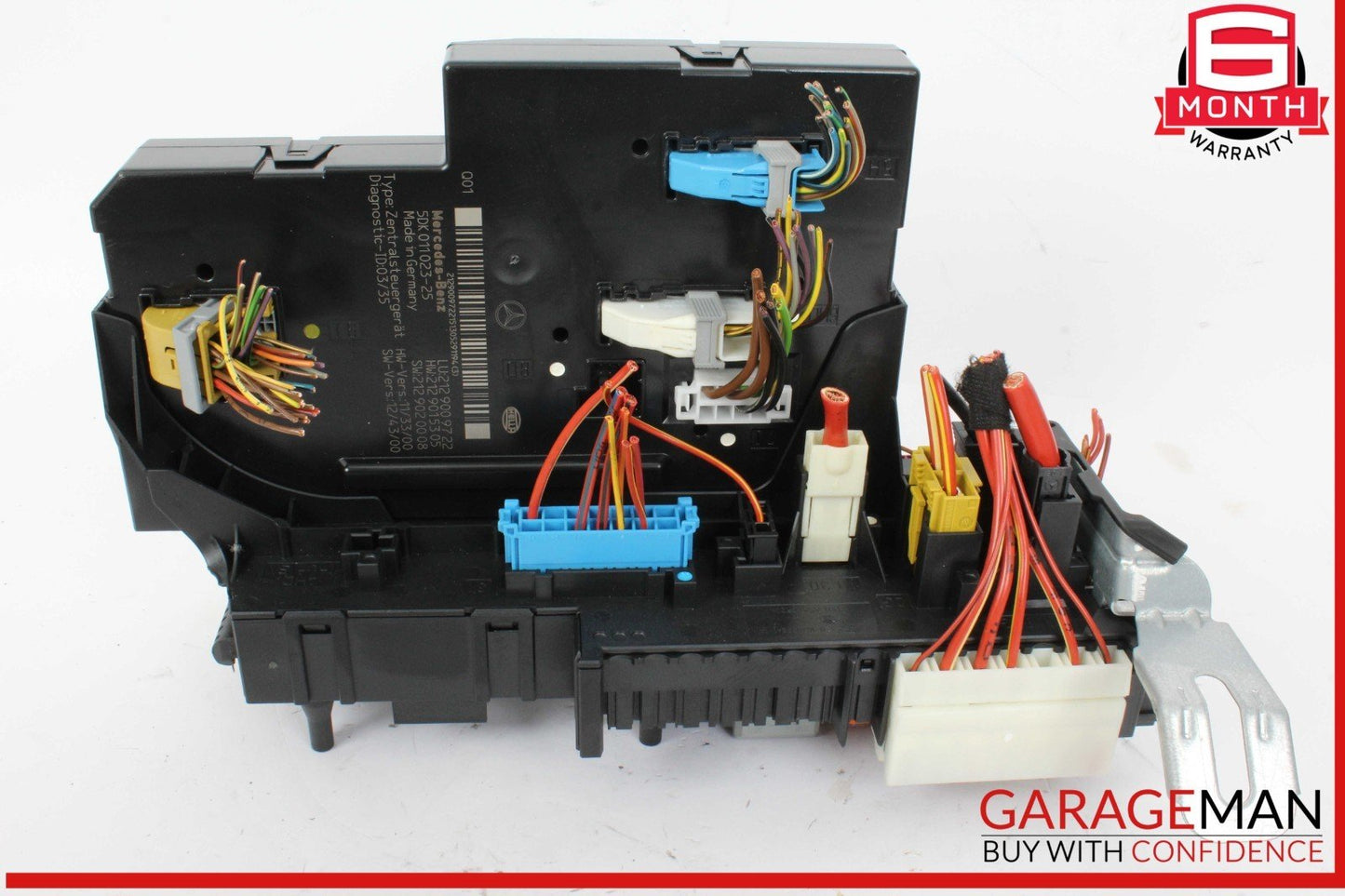 10-18 Mercedes W218 CLS550 E400 Rear SAM Fuse Box Relay Control 2129001406 OEM