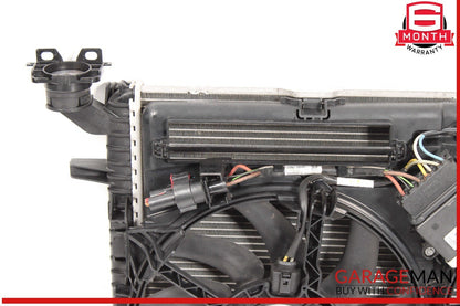12-18 Audi A6 A7 Engine Radiator Condenser Cooler Fan Assembly OEM