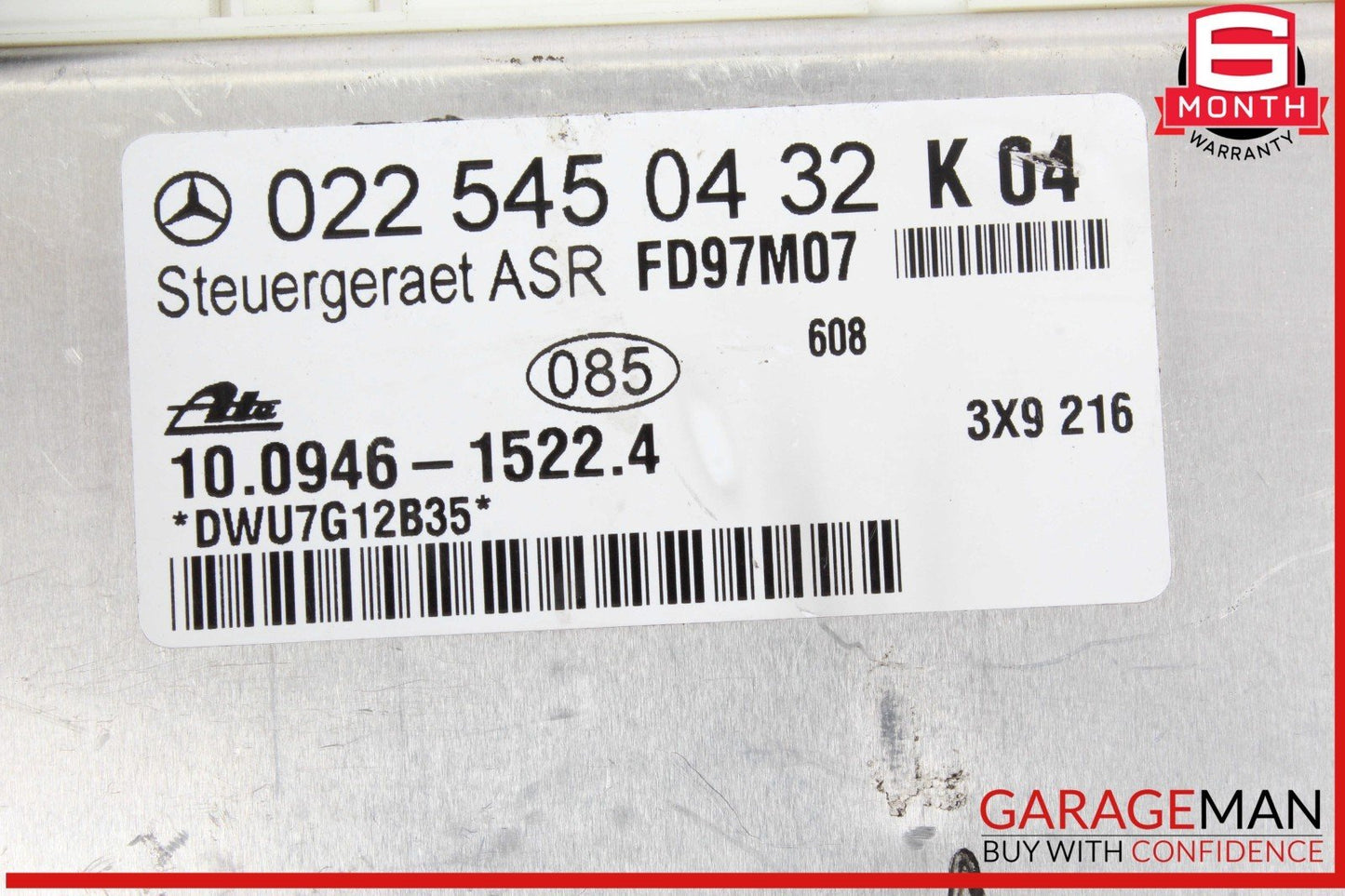 97-00 Mercedes R170 SLK230 ASR ABS Control Module Unit 0225450432 OEM