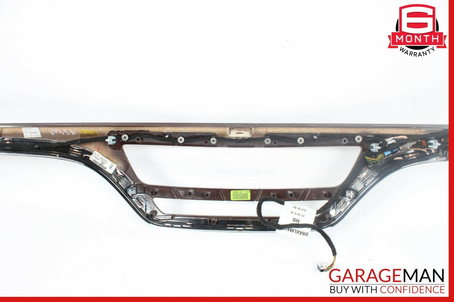 10-13 Mercedes W221 S400 Hybrid Center Dash Dashboard Trim Bezel Molding Wood