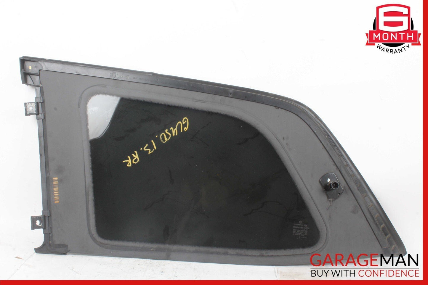 13-19 Mercedes X166 GL450 GLS550 Rear Right Side Quarter Window Glass Trim Assy