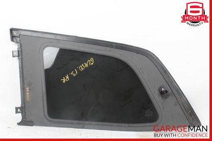 13-19 Mercedes X166 GL450 GLS550 Rear Right Side Quarter Window Glass Trim Assy
