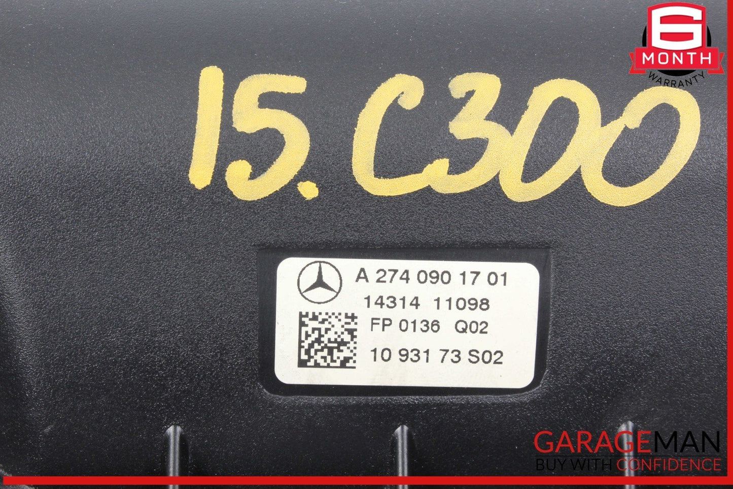 15-20 Mercedes-Benz C300 W205 Air Intake Cleaner Filter Housing Box 2740940104