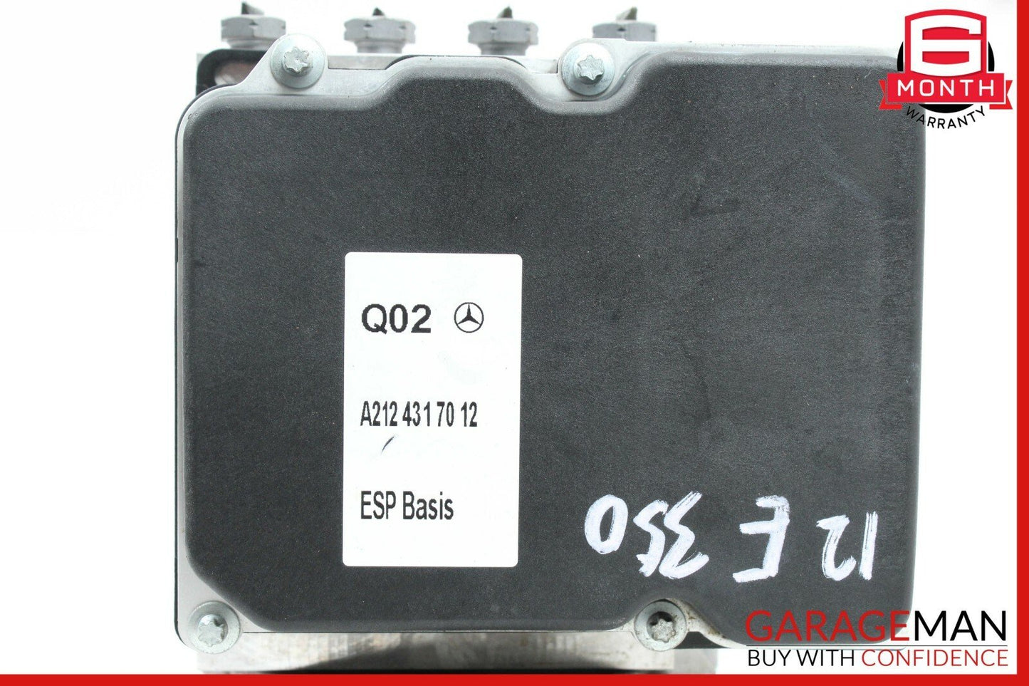 10-16 Mercedes W212 E350 ABS Brake Hydraulic Pump Control Module Unit 2124317012