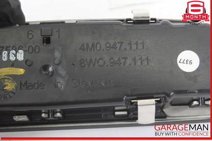 17-24 RS5 S5 Audi A4 Rear Overhead Interior Dome Light Lamp Black 4M0947111 OEM