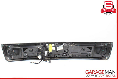17-22 Alfa Romeo Giulia Rear Tailgate License Plate Molding Trim Cover OEM