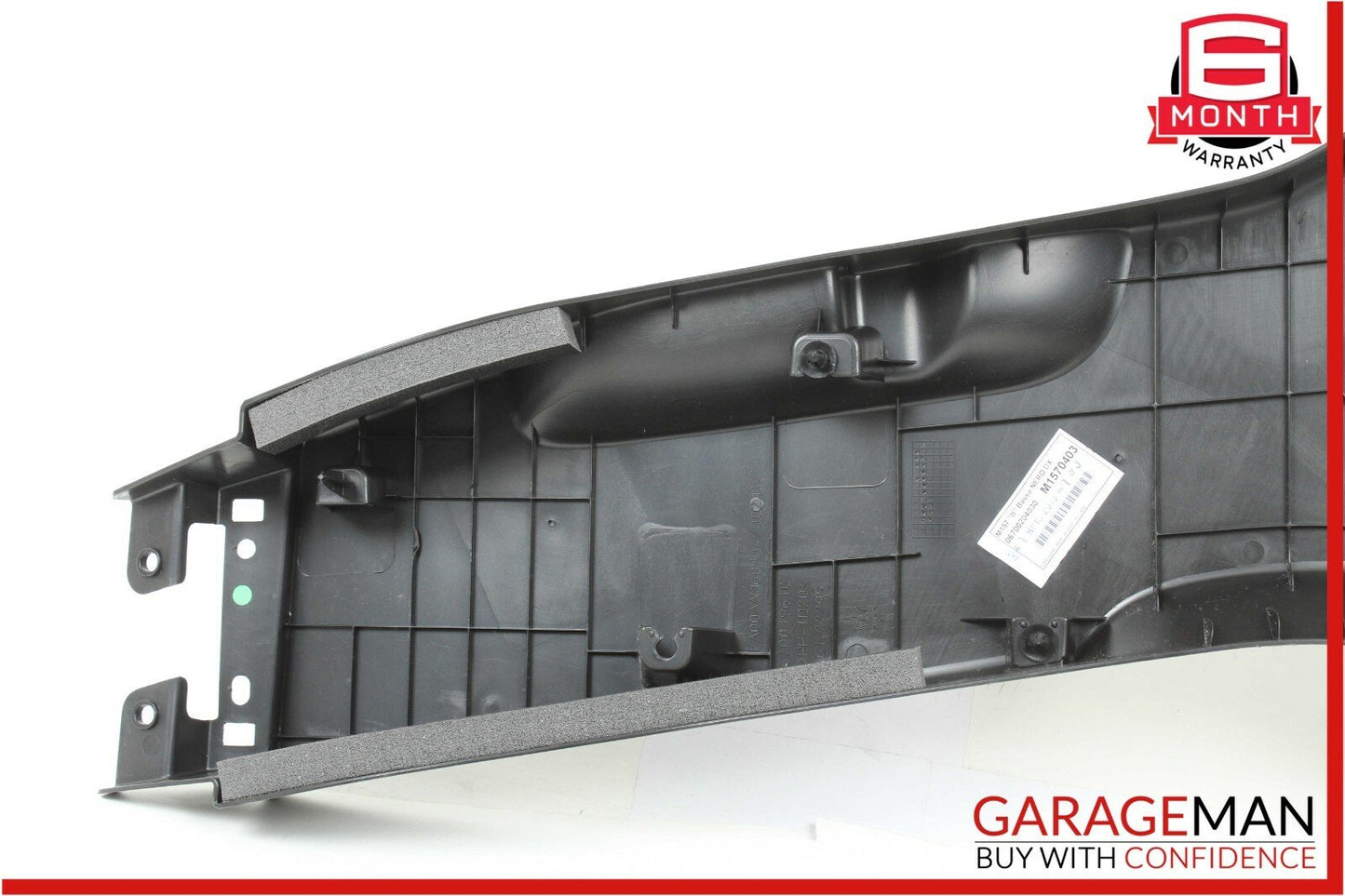 14-17 Maserati Ghibli Center Right B Pillar Lower Trim Cover Panel Black OEM