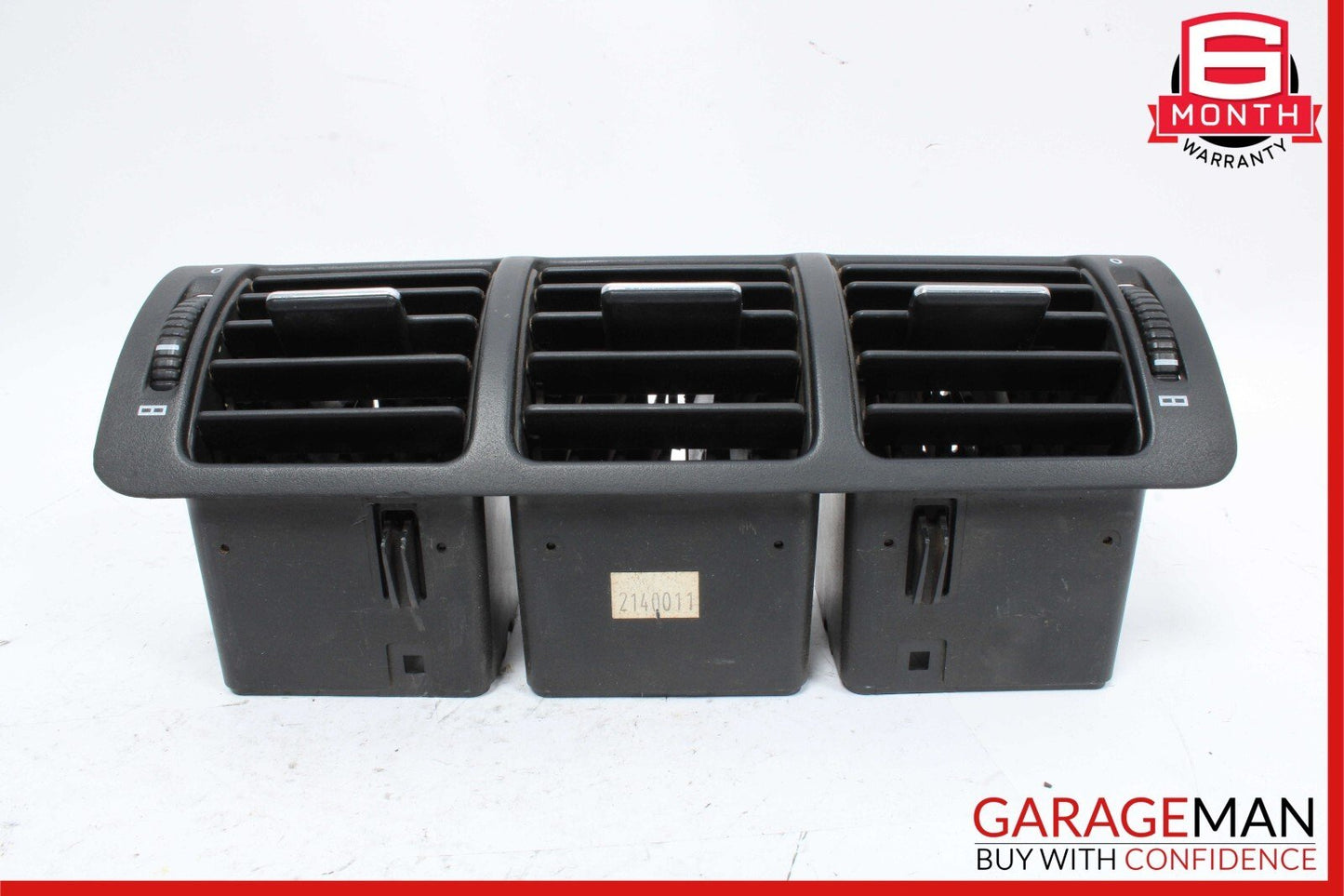 98-05 Mercedes W163 ML430 ML55 AMG Dashboard Center A/C AC Air Vent Trim Black