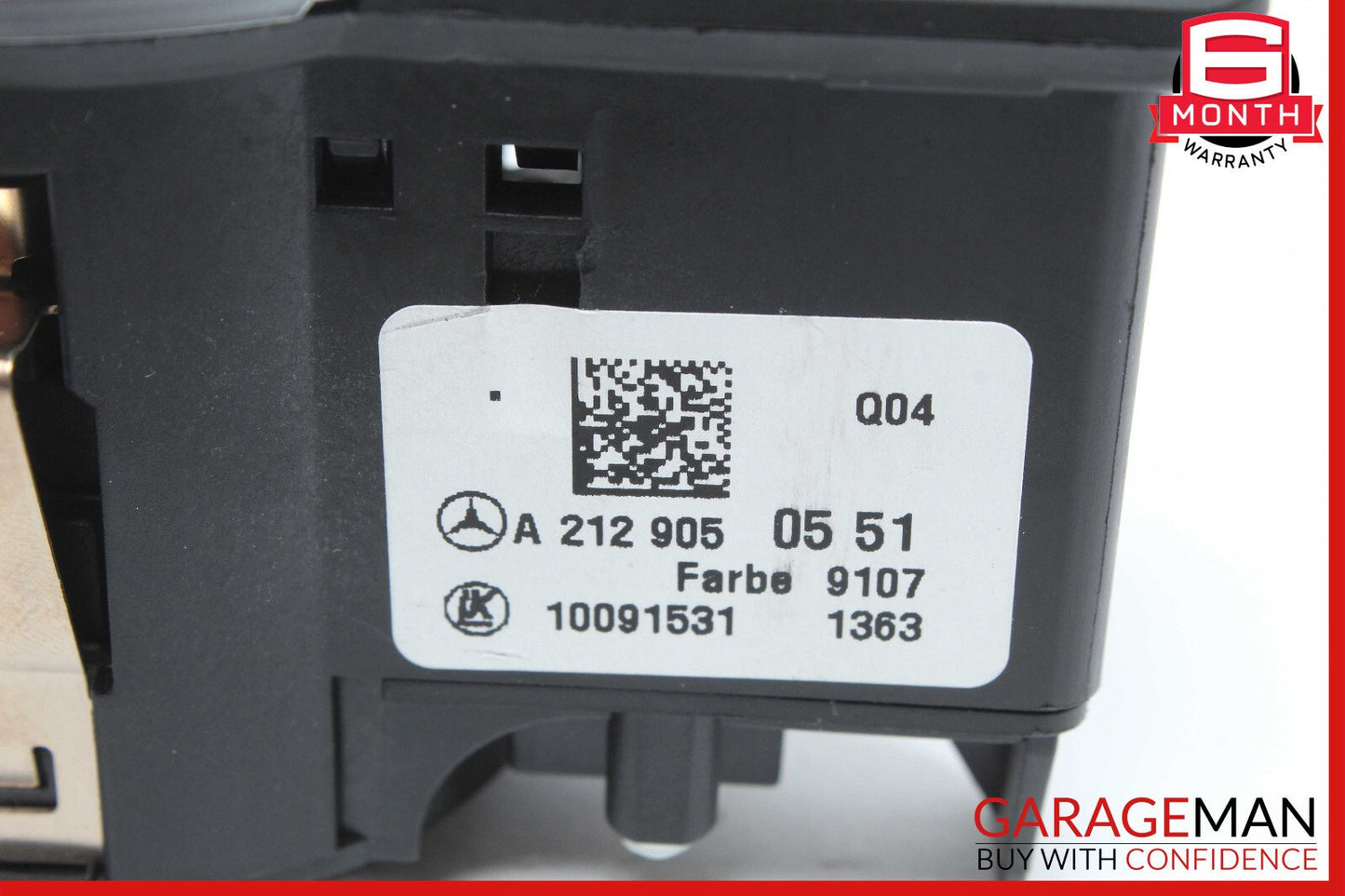 08-20 Mercedes R172 SLK250 C350 Headlight Fog Light Switch Control Module OEM