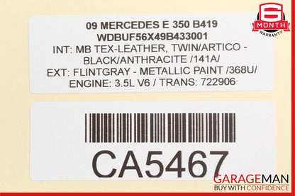 07-09 Mercedes W211 E350 E320 E550 Rear Left Driver Side Door Speaker OEM