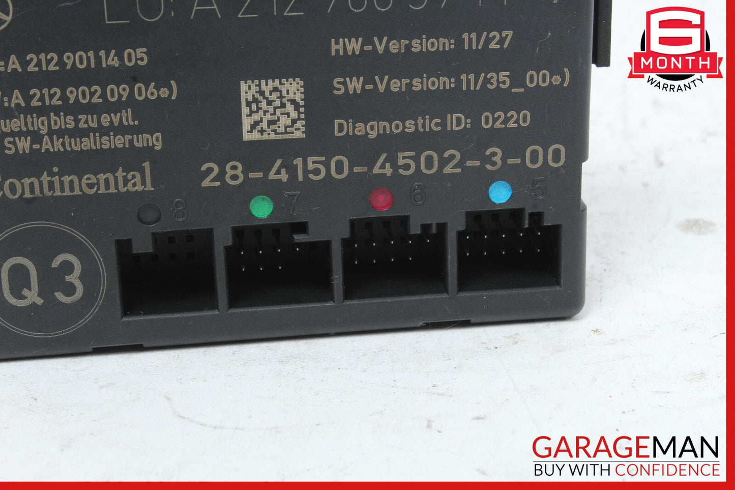 08-18 Mercedes W204 C250 E400 Front Left Side Door Control Module 2129003914 OEM