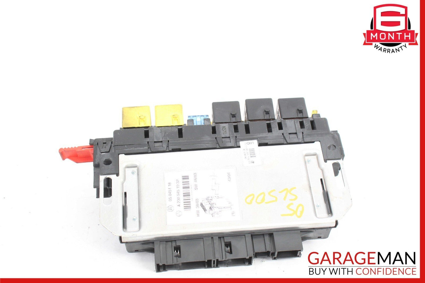 03-12 Mercedes R230 SL550 SL55 AMG Front Left SAM Fuse Box Control Module OEM