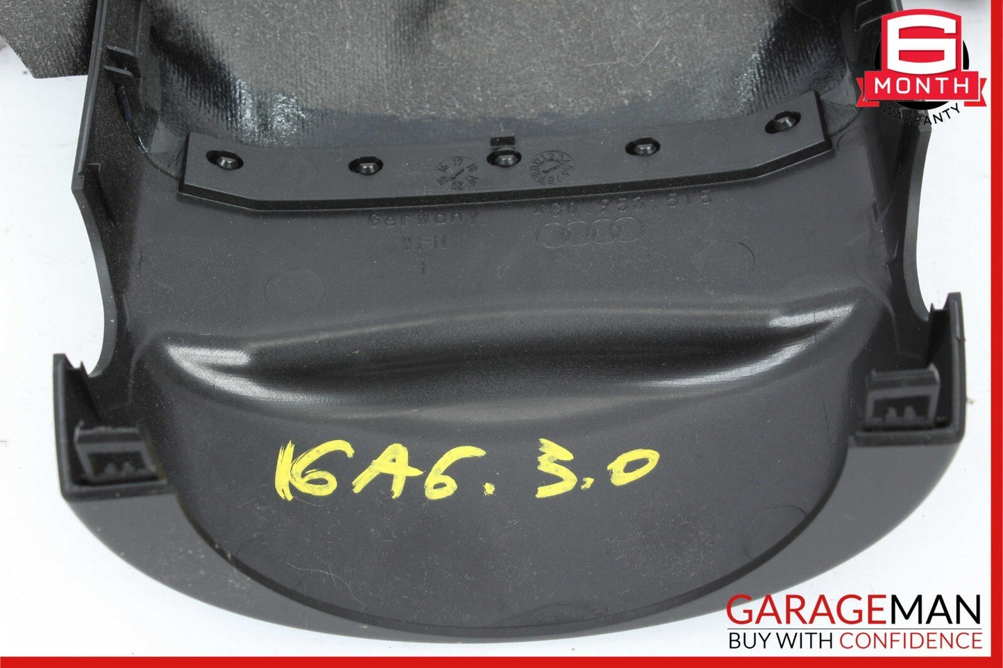 12-18 Audi A6 Steering Column Upper Trim Cover Panel Black 4G0953515 OEM