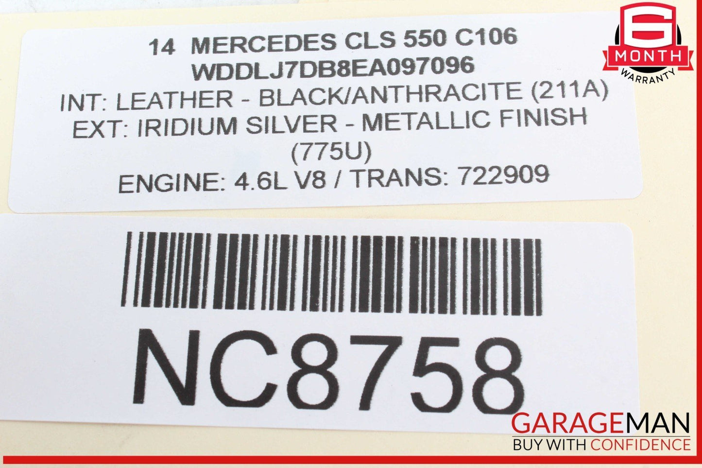 02-18 Mercedes W218 CLS550 CL600 CLS55 AMG AUX Auxiliary Circulation Water Pump