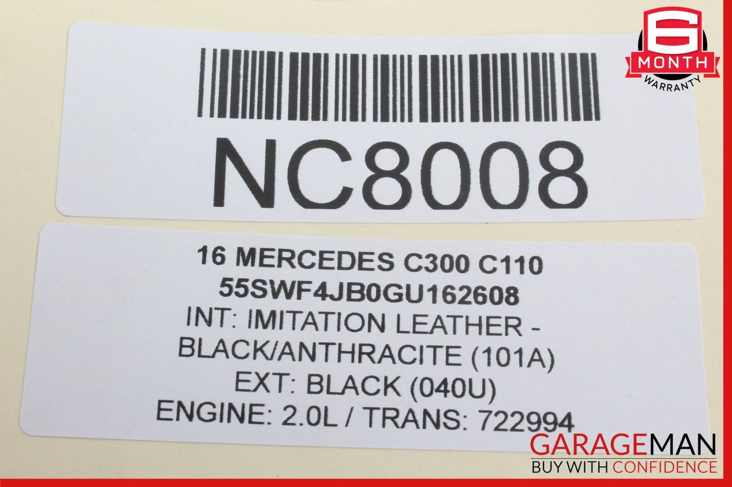 15-20 Mercedes W205 C300 GLC43 AMG Left Side Dash Air A/C Vent 2058301154 OEM
