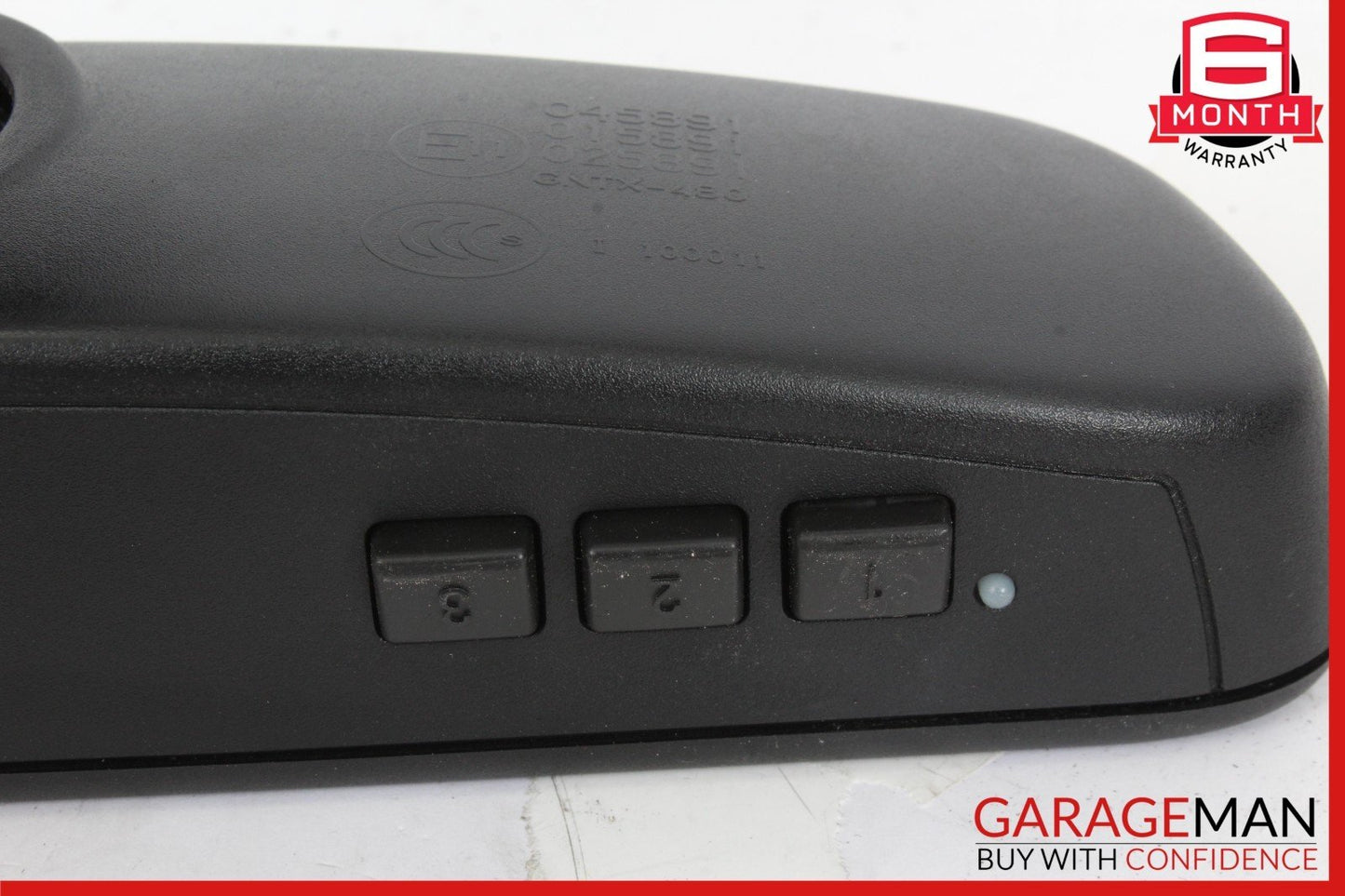 16-20 Jaguar XF Front Upper Windshield Interior Rear View Mirror Black OEM