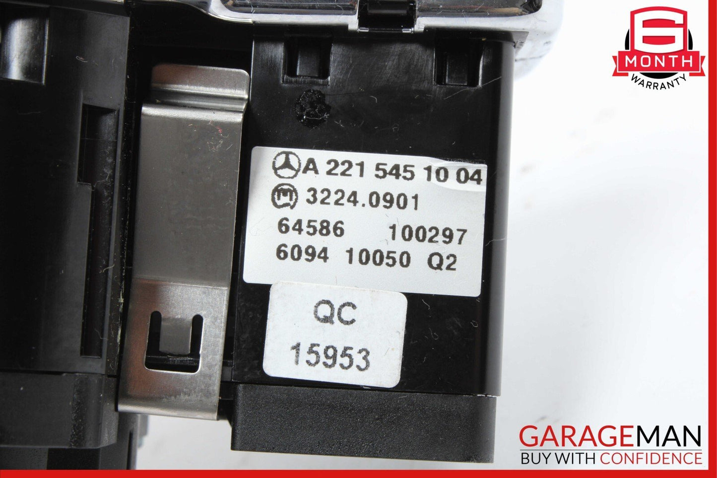 07-14 Mercedes W221 S550 CL550 Headlight Fog Light Switch Control Module OEM