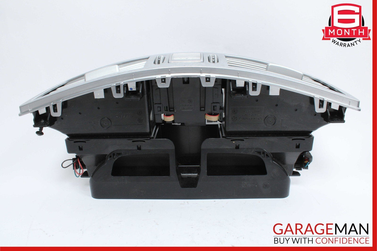 07-13 Mercedes W221 S550 Center Dash Air Vent AC A/C Clock Trim Cover Assembly