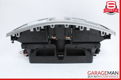 07-13 Mercedes W221 S550 Center Dash Air Vent AC A/C Clock Trim Cover Assembly