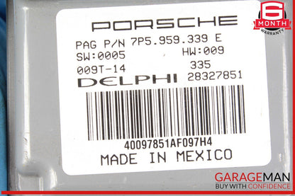 11-18 Porsche Cayenne 958 Front Right Seat Occupancy Module OEM