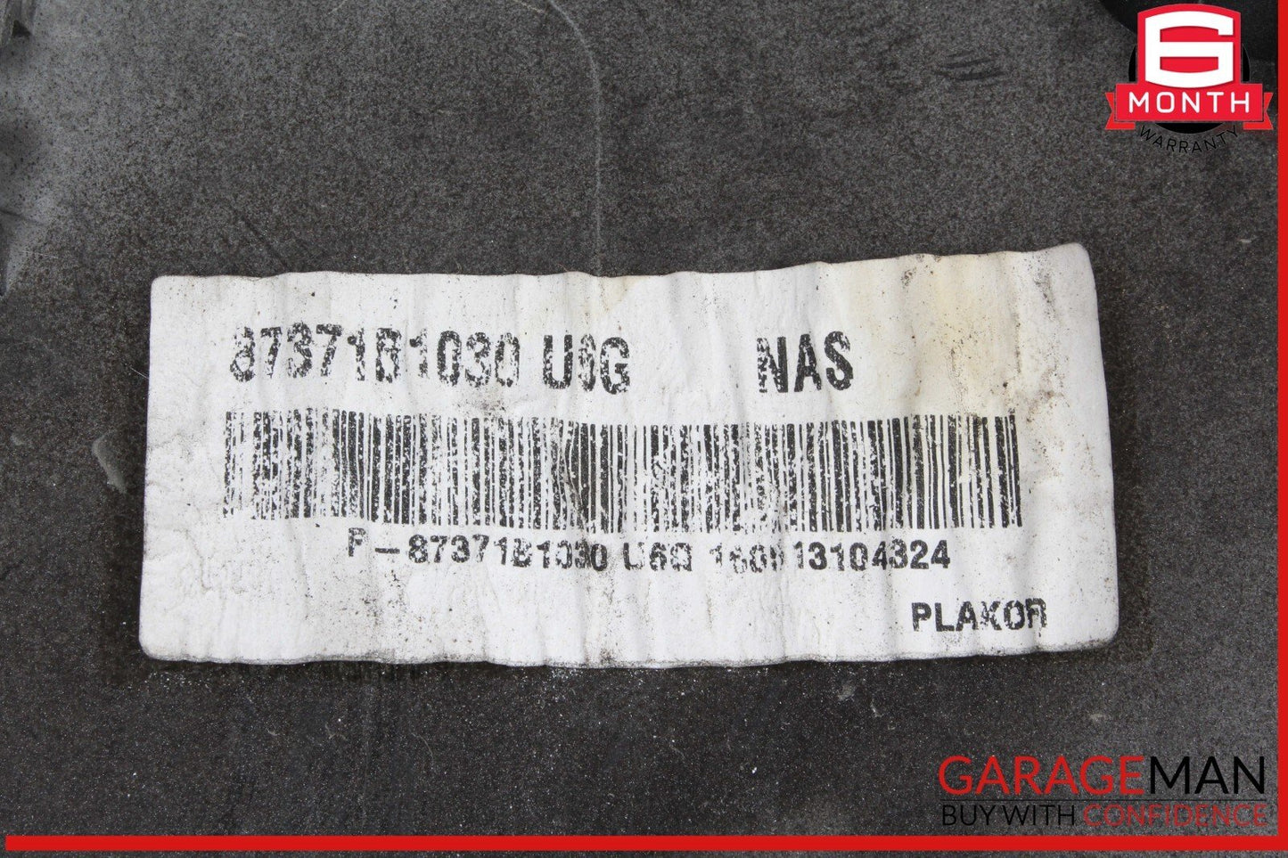 15-19 Hyundai Genesis G80 Rear Trunk Deck Lid Panel License Molding Trim OEM
