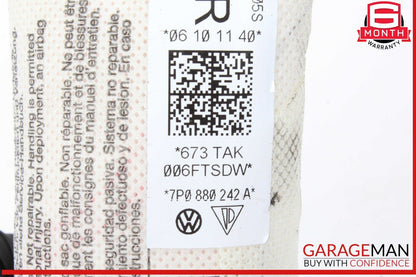 11-18 Porsche Cayenne 958 Front Right Passenger Side Seat Airbag 7P0880242A OEM