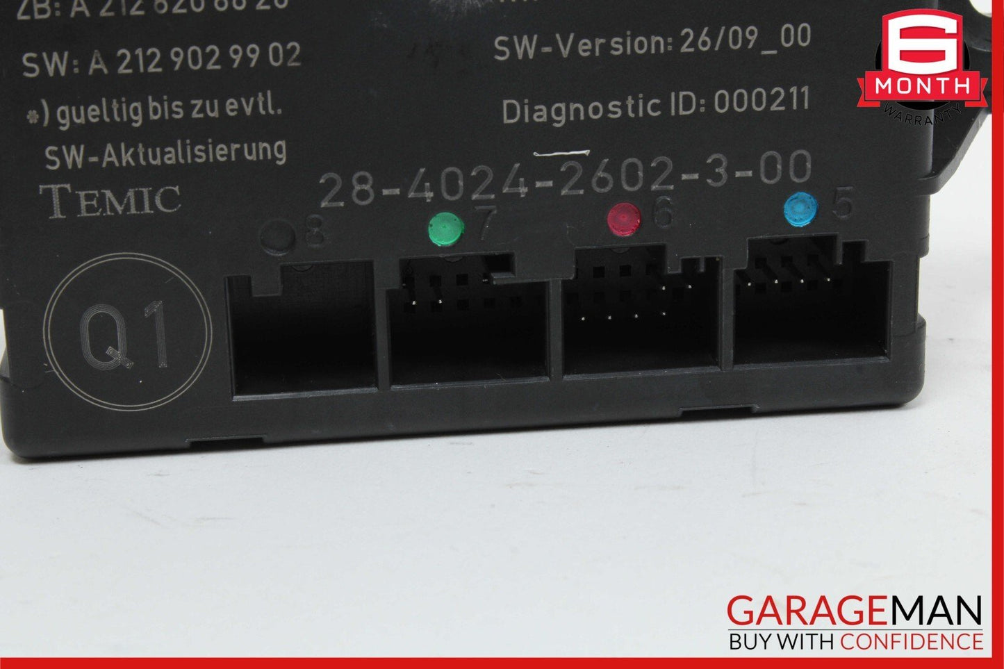 08-18 Mercedes C250 C350 GLK350 E350 E550 Rear Right Door Control Module Unit
