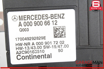 17-19 Mercedes W205 C300 E300 Fuel Pump Control Module 0009006612 OEM