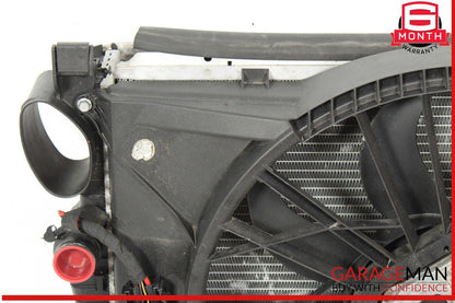 03-06 Mercedes R230 SL500 Engine Motor Cooling Radiator Fan Shroud A/C Condenser