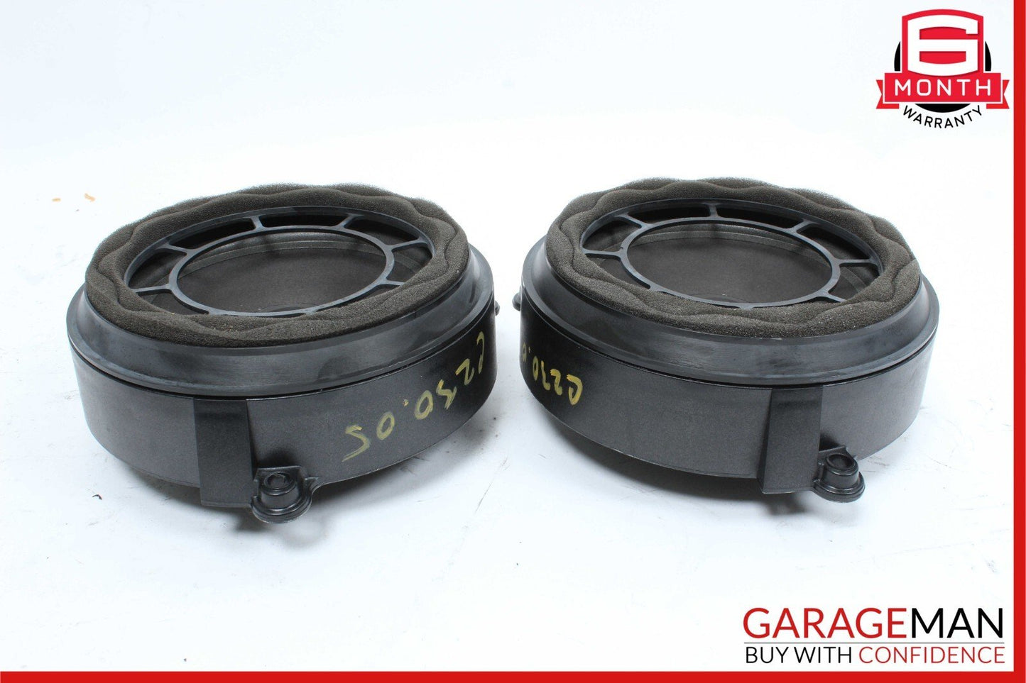 01-07 Mercedes W203 C230 C280 Front Right & Left Door Audio Speaker Set of 2 Pc