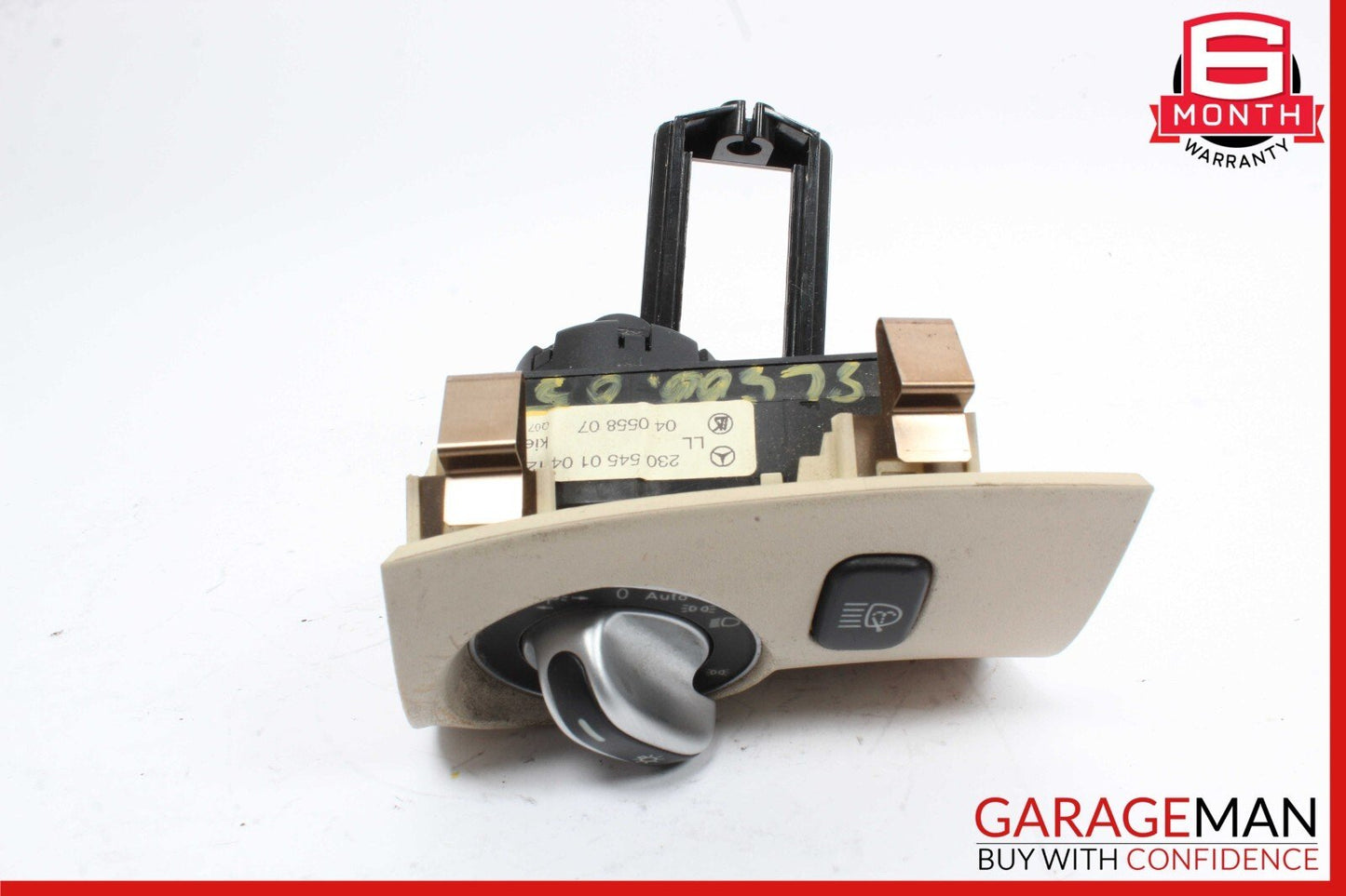 03-12 Mercedes R230 SL500 Headlight Lamp Control Switch Module Trim Panel OEM