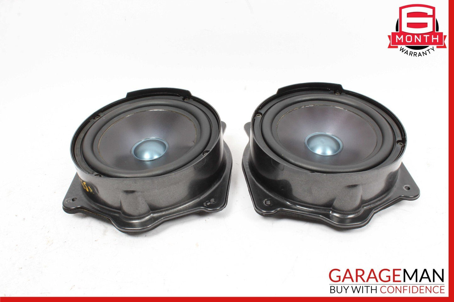 07-09 Mercedes W221 S550 Rear Left & Right Door Audio Sound Speakers Set of 2 Pc