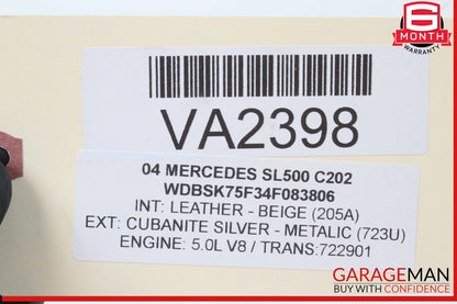 03-12 Mercedes R230 SL500 CL600 Front Left Side Door Window Regulator Motor OEM