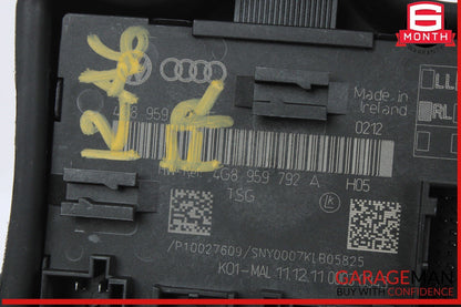 12-18 Audi A6 A7 Front Right Passenger Side Door Control Module Unit 4G8959792E