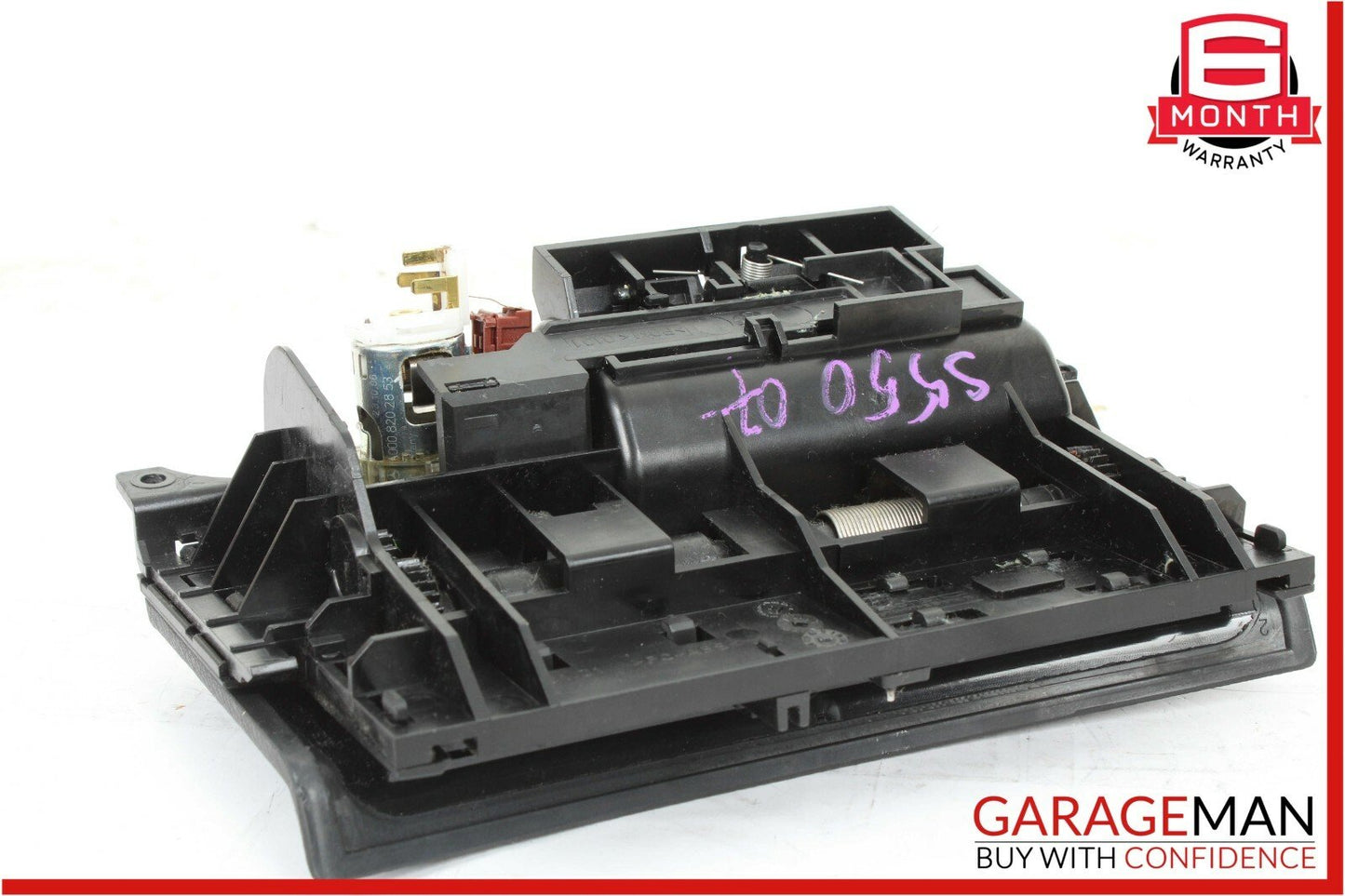07-09 Mercedes W221 S550 Ash Tray Ashtray Lighter Trim Compartment Black