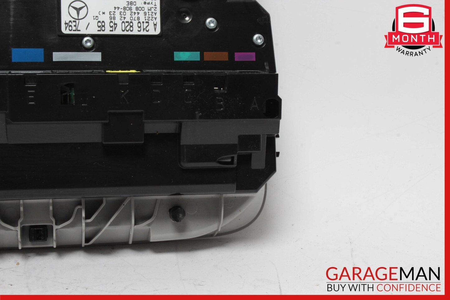 07-10 Mercedes W221 S550 CL550 Overhead Dome Light Sunroof Control Grey OEM