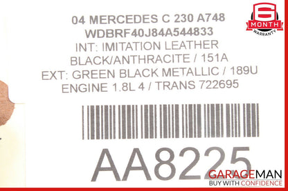 01-07 Mercedes W203 C230 C55 AMG Front Right Passenger Door Lock Latch Actuator