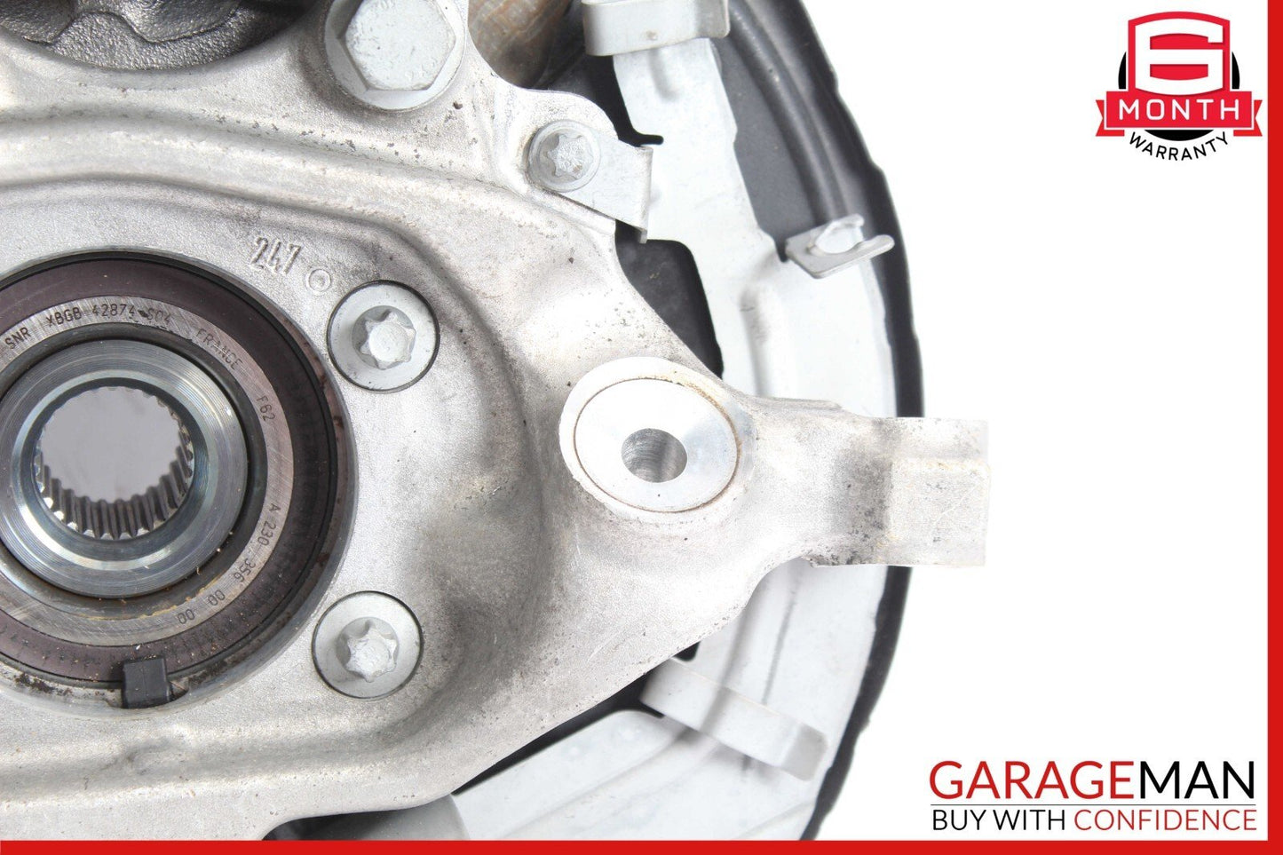 15-20 Mercedes W205 C300 Rear Left Driver Side Spindle Knuckle Hub Assembly OEM