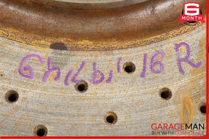 14-17 Maserati Ghibli Rear Left Side Brake Rotor Disc OEM