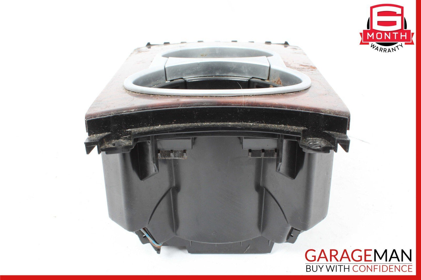 06-12 Mercedes X164 GL450 GL550 ML63 Center Console Cupholder Cup Holder Wood