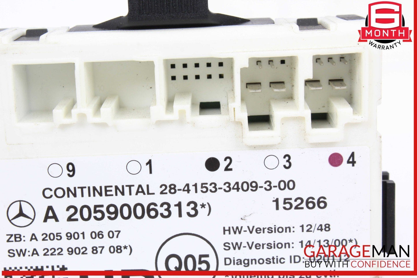 15-18 Mercedes W205 C300 Rear Right Passenger Side Door Control Module Unit OEM