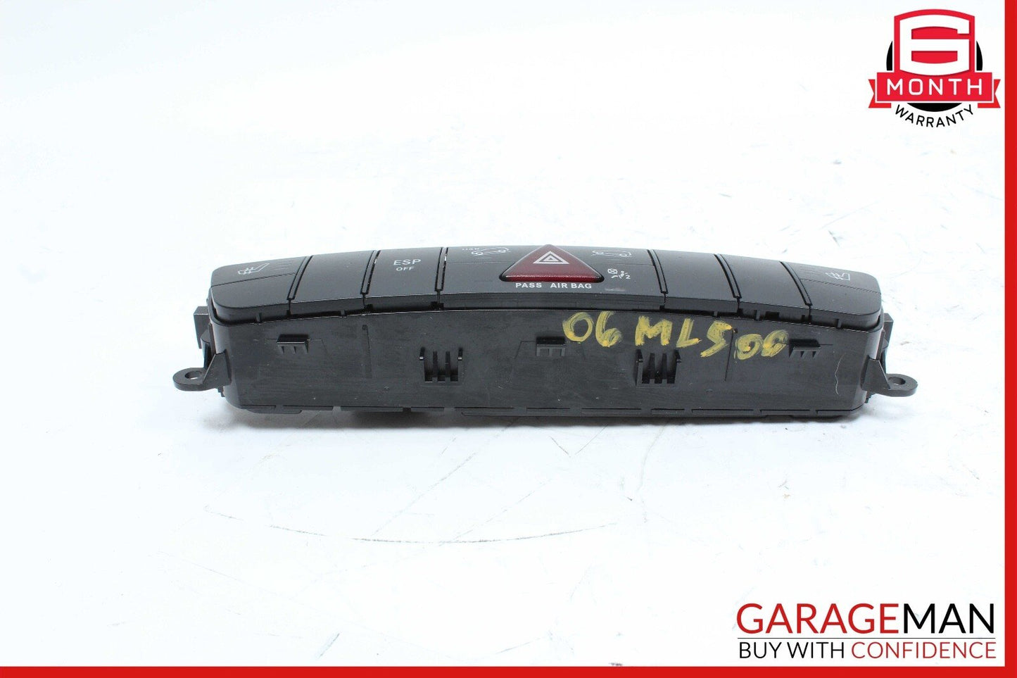 06-12 Mercedes W164 ML500 GL450 Dash Hazard Heated Seats ESP Control Panel OEM