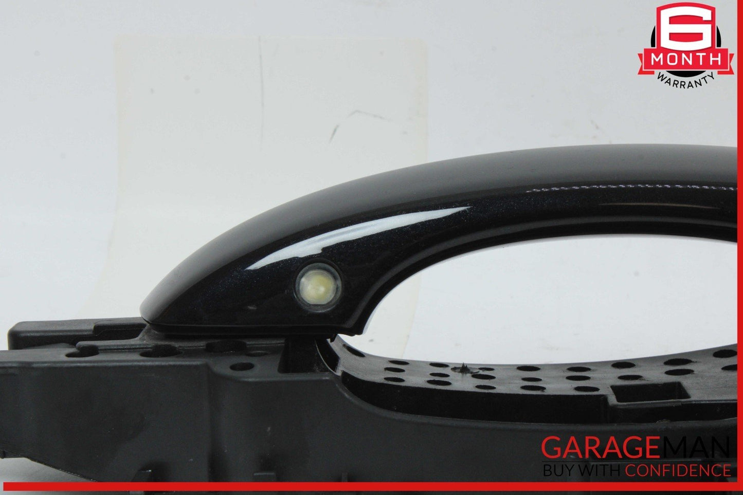 17-24 Audi Q7 Rear Left Driver Side Exterior Door Handle Black 4M0837885 OEM