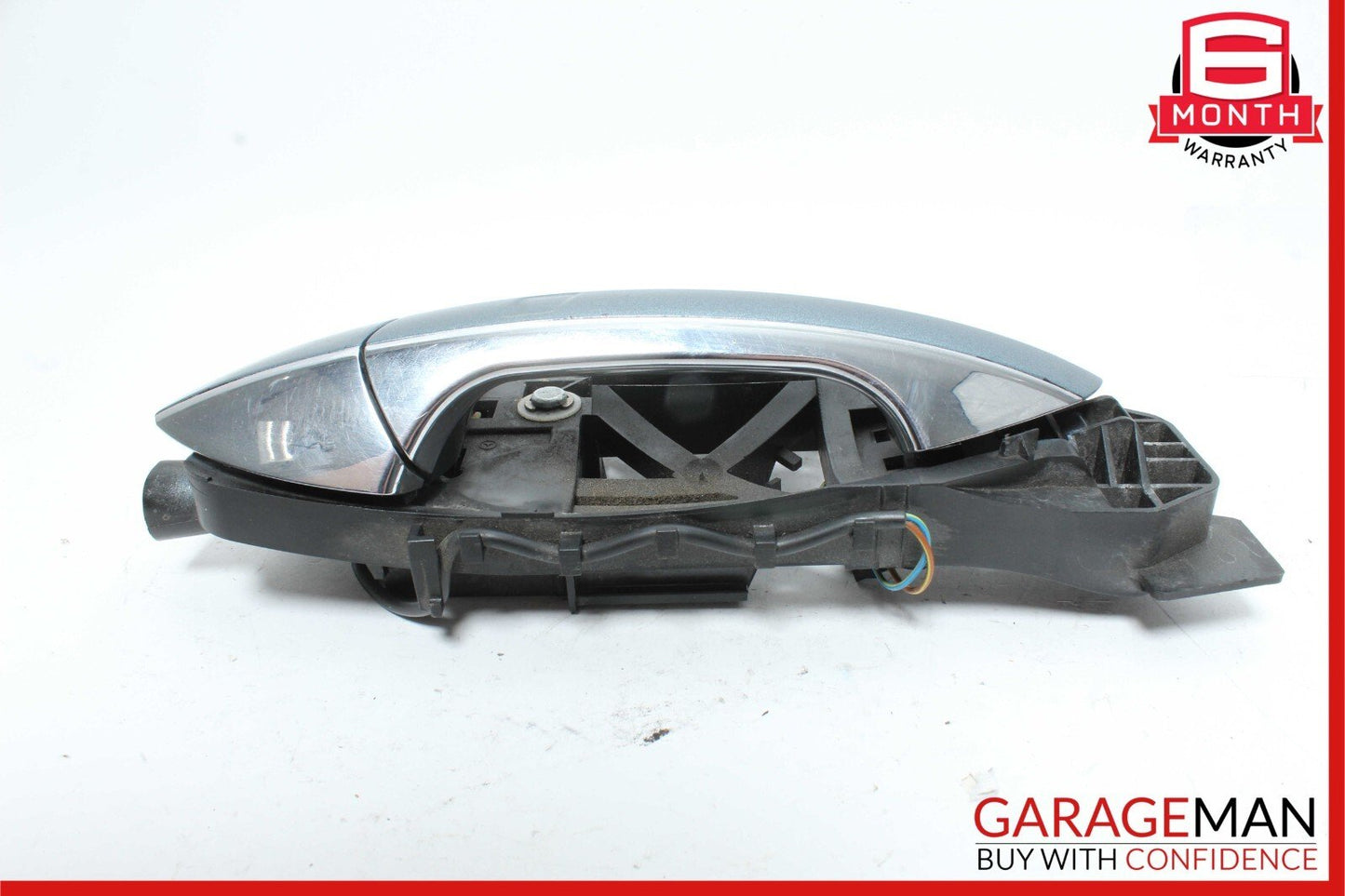 07-13 Mercedes W221 S550 Rear Left Side Exterior Door Handle Keyless Go Blue
