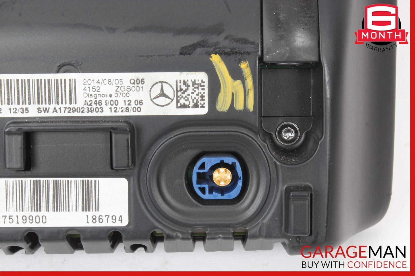 12-18 Mercedes B-Class W242 W246 B250 Central Information Dashboard Display OEM