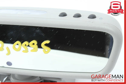 07-09 Mercedes W221 S550 Interior Top Upper Rear View Inside Dim Mirror Gray OEM